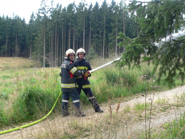 Waldbrandübung in Obritzberg