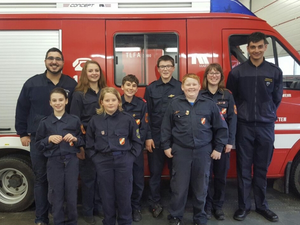 Wissenstest der Feuerwehrjugend