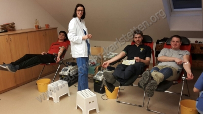 Spendenaktion im Feuerwehrhaus – Blutspenden kann Leben retten!