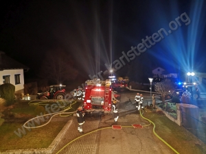 Kellerbrand in Karlstetten
