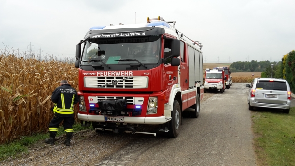 Vermuteter Wohnhausbrand in Flinsbach