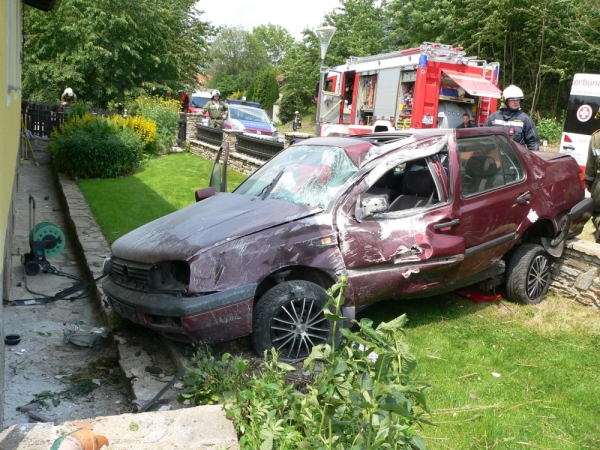 Verkehrsunfall in Weyersdorf