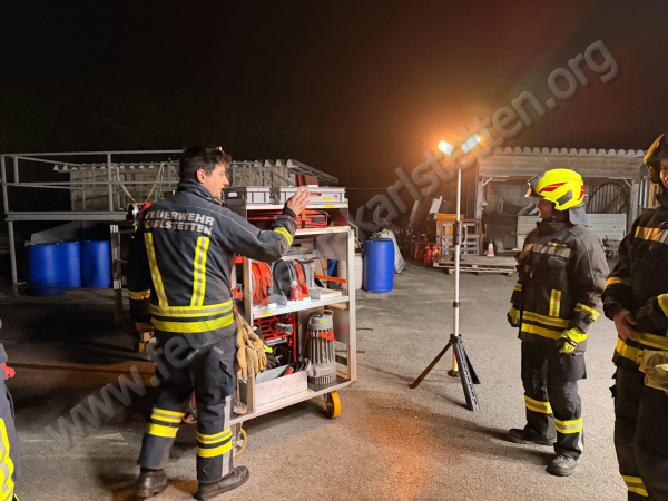 Erste Übung mit unserem neuen Auto