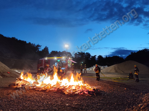 Branddienstübung - heiß