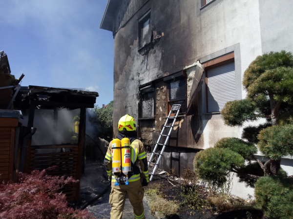 Wohnhausbrand in Neidling