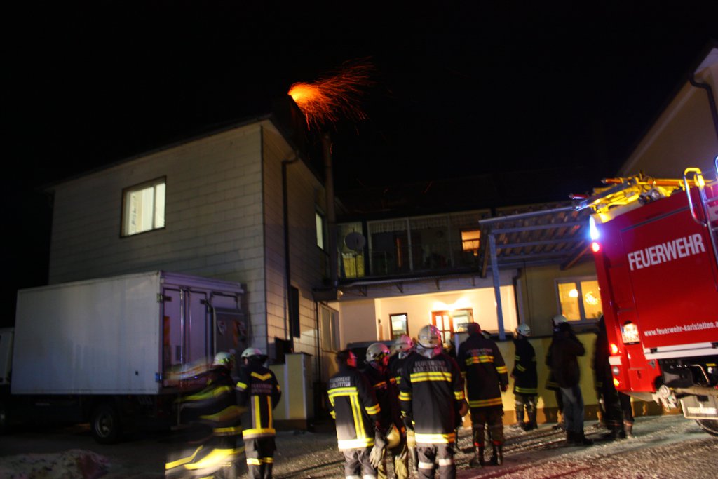 Dachstuhlbrand in Griechenberg